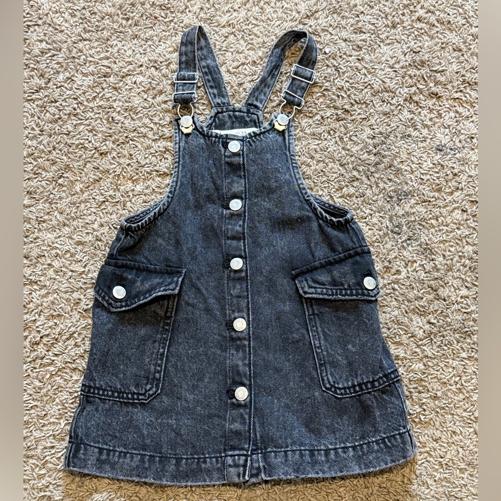 Denim Kids Overall Dress